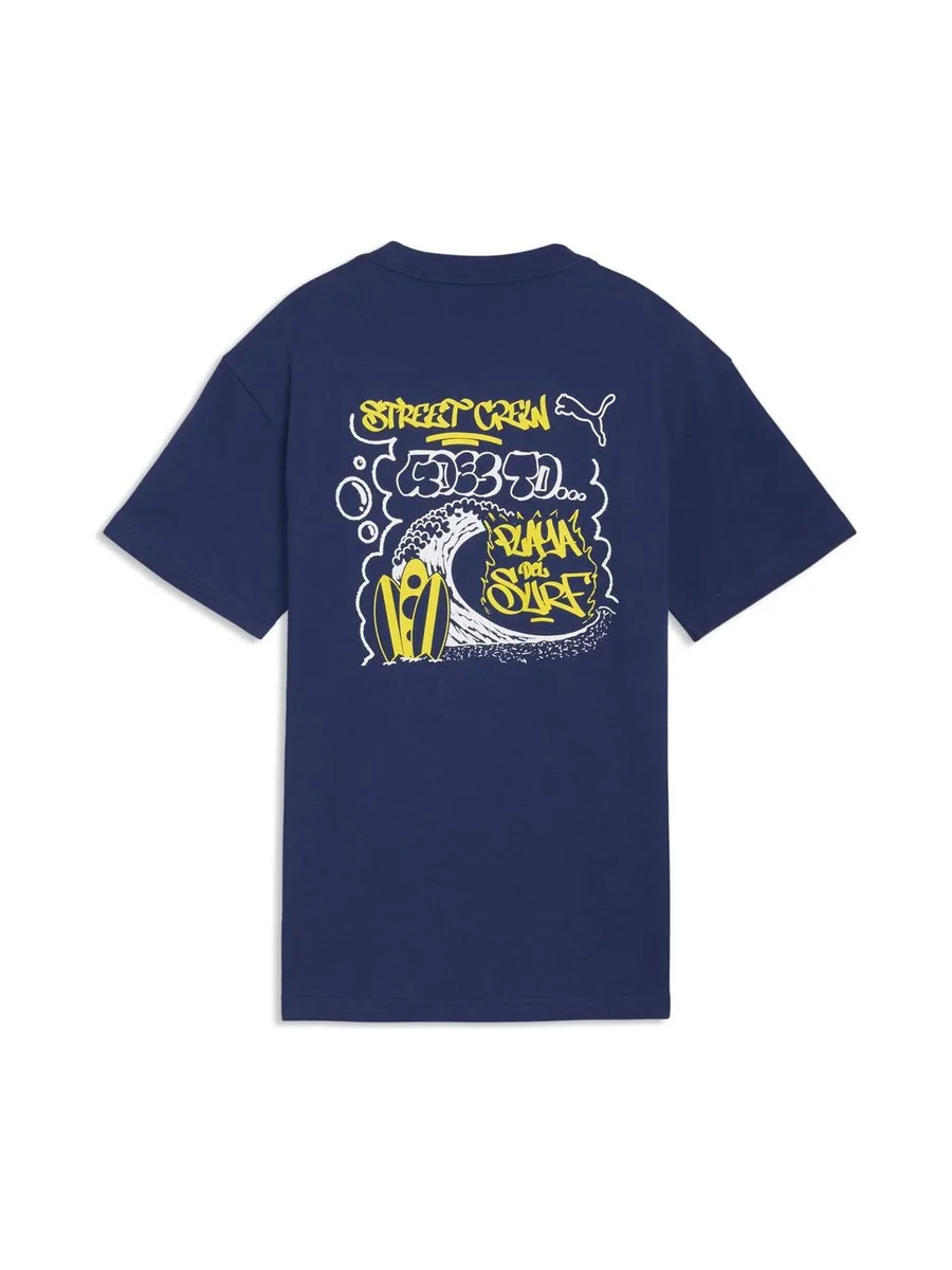 T-Shirt Marine Garçon Puma Relaxed 3