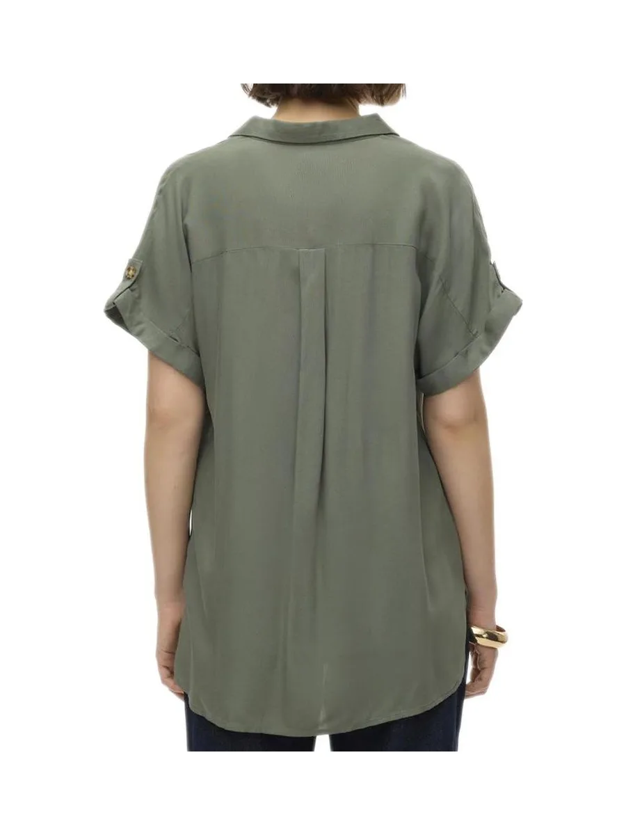 Chemise Verte Femme Vero Moda Bumpy 3