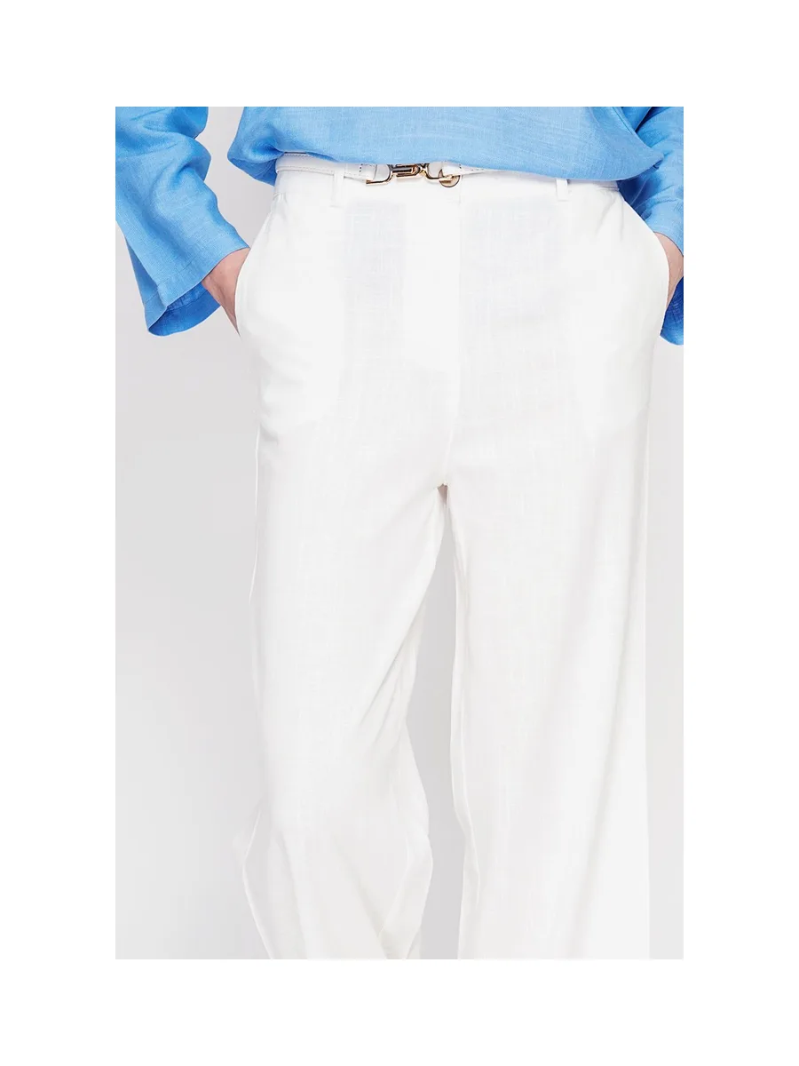 Pantalon coupe large et droite poches latérale fermeture zippée 16