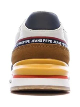 Baskets Marine/Camel/Jaune Homme Pepe jeans London 3