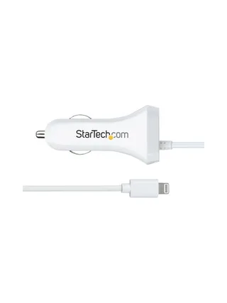 Lightning Car Charger w/Cable 2 Ports 6