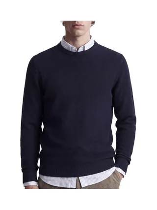 Pull Marine Homme Jack & Jones Globe Knit 1