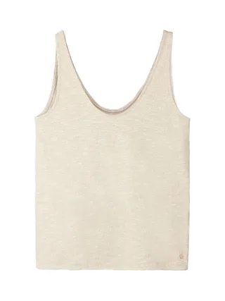 Débardeur Beige Femme Teddy Smith Lina 1