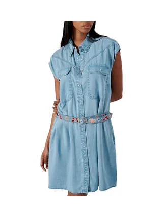 Robe en jean Bleu Femme Kaporal CORRIW 1