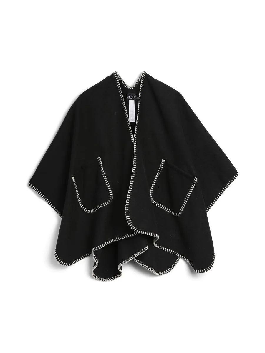 Veste Noire Femme Pieces Nadja 2