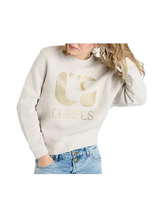 Sweat Beige Femme Le Temps Des Cerises Girl Paologi 1