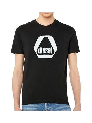 T-shirt Noir Homme Diesel Diegor81E 1
