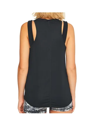 Débardeur de Sport Noir Femme Nike OneTank 2