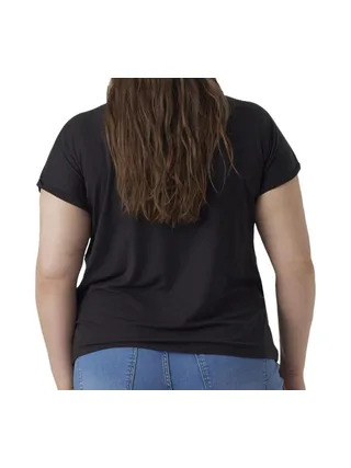 T-shirt Noir Femme Vero Moda Aya Curve 2