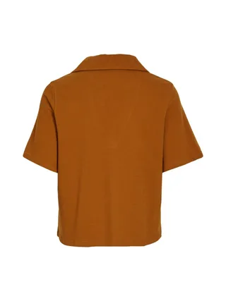 T-shirt Orange Femme Vila Vialos 2