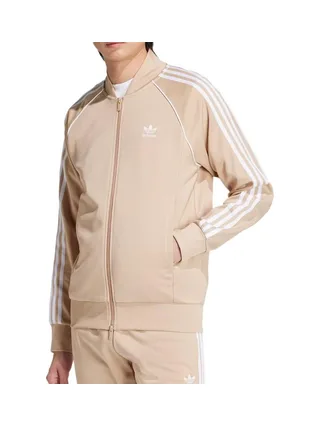 Veste Zippée Beige Homme Adidas IY9849 1