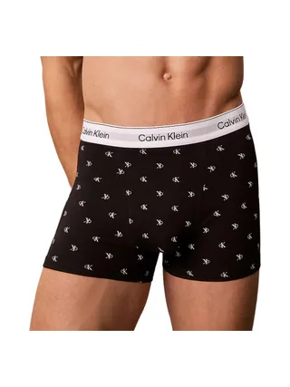 X3 Boxers Noir/Blanc Homme Calvin Klein Jeans Relaxed Fit Trunk 2