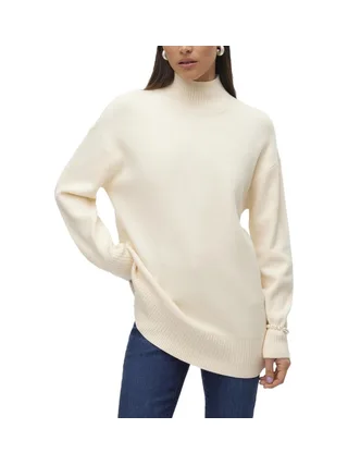 Pull Ecru Femme Vero Moda Gold 1