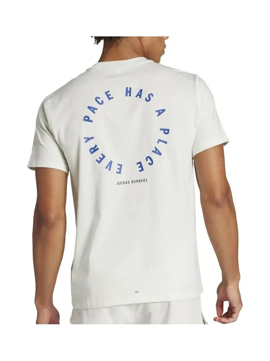T-Shirt Blanc Homme Adidas JC7367 2