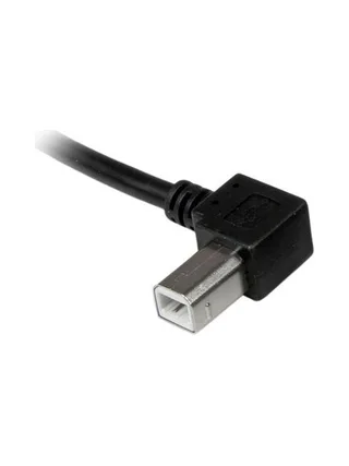 2m USB 2.0 A to Left Angle B Cable M/M 4