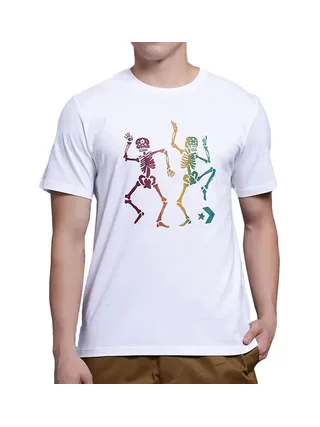 T-shirt Blanc Homme Converse Dotd 1