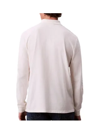 Polo Manches longues Blanc Homme Calvin Klein Casual Pique 2