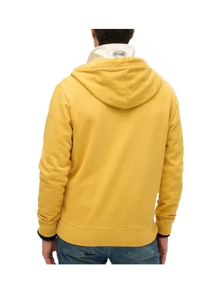 Sweat Zippé Jaune Homme Superdry Essential Washed Ziphood 2