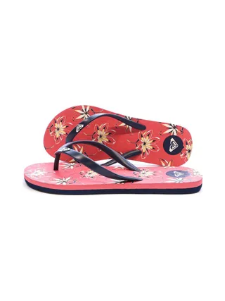 Tongs Rose à fleurs Fille Roxy The Sea Penhat 1