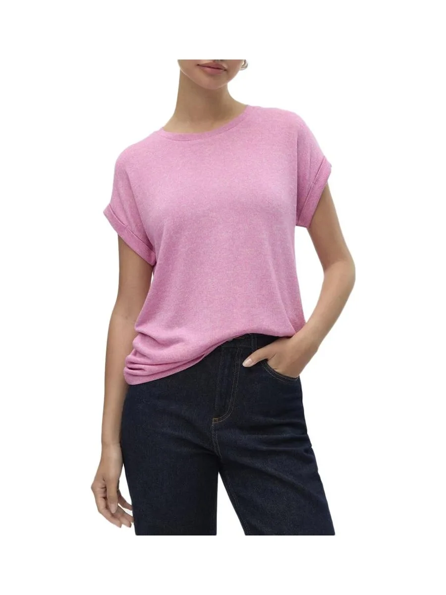 T-Shirt Rose Femme Vero Moda Brianna 10291353 2