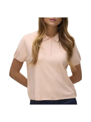 Polo Rose Femme Vero Moda Lenny 1