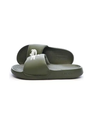 Claquettes Kaki Homme Lacoste Serve Slide 1.0 1