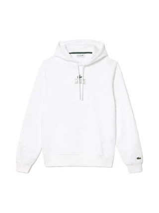 Sweat à Capuche Blanc Homme Lacoste SH5643 2