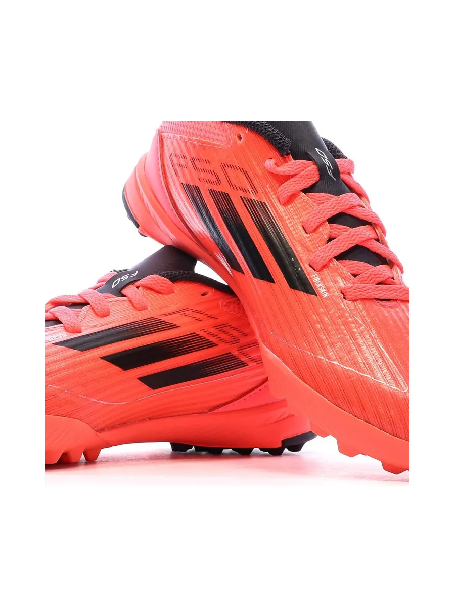 Chaussures de football Rouge Garçon Adidas F50 League Tf 8