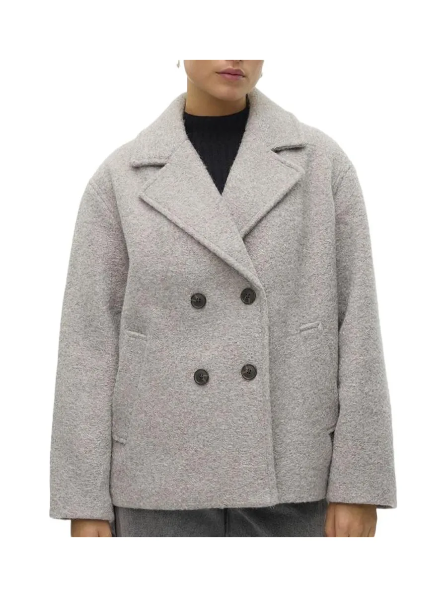 Manteau Gris Clair Femme Vero Moda Elite bella 2