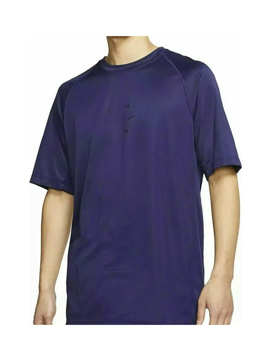 T-shirt de Running Bleu Foncé Homme Nike Knit 2