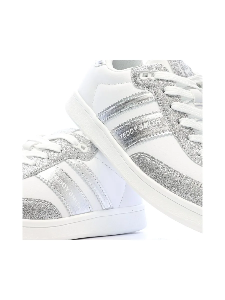 Baskets Blanches/Silver Femme Teddy Smith Plata 8