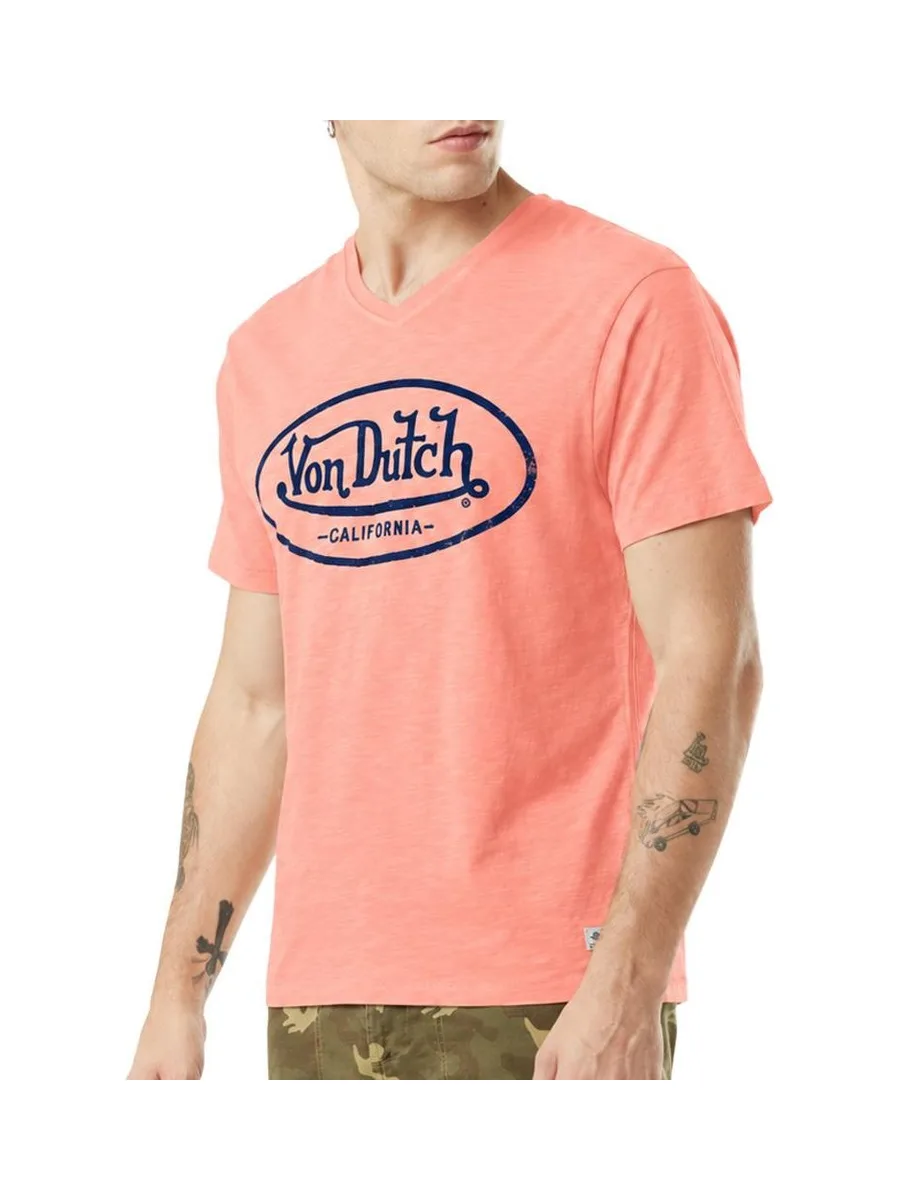 T-Shirt Rose Homme Von Dutch TYRON 2