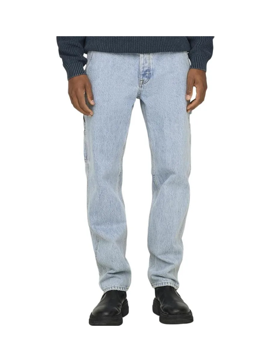 Jean Droit Bleu Homme Only & Sons Sedge Straight 2