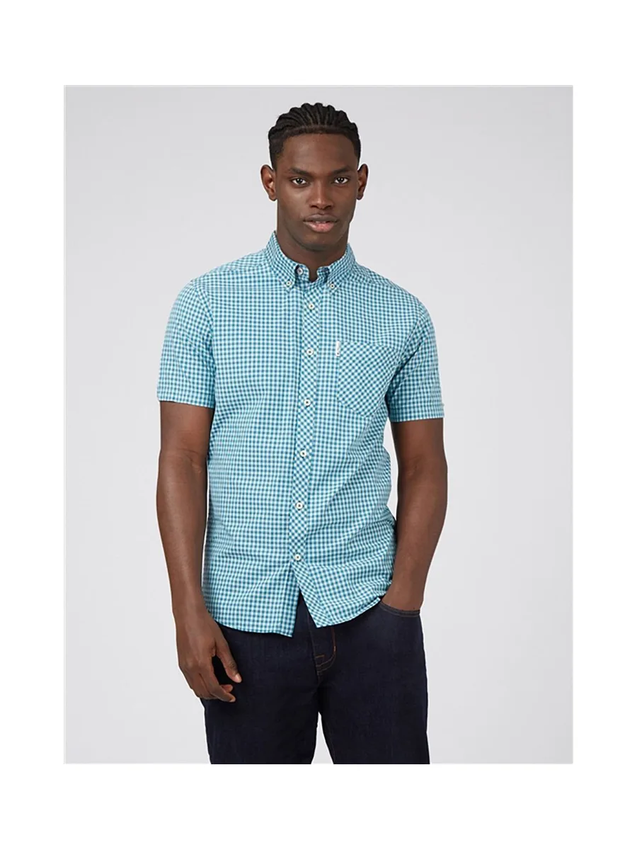 Chemise à carreaux vichy BEN SHERMAN Ss Signature Core 5