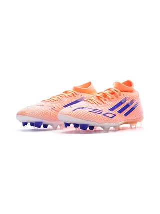 Chaussures de Foot Orange Adidas F50 League Mid FG/MG 6