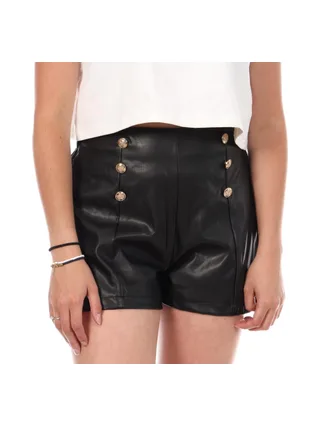 Short Noir Similcuir Femme Monday Premium 1