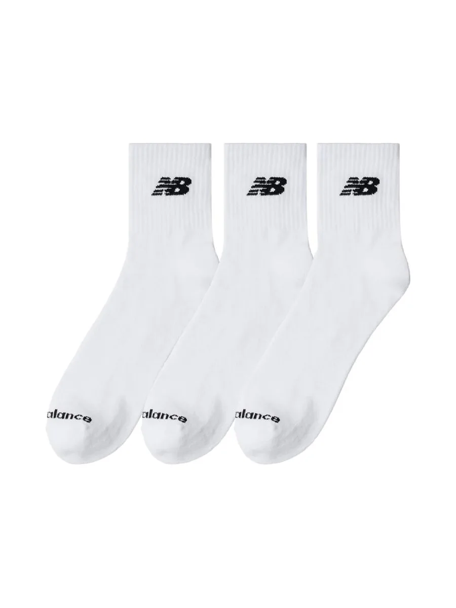 X3 Paires de Chaussettes Blanc Homme New Balance Everyday 3