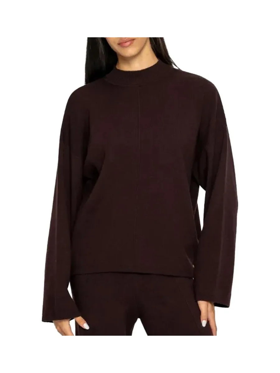 Sweat Marron Foncé Femme Soul Studio Knitwear 2