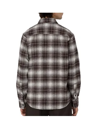 Chemise Marron/Blanc Homme Dickies Evansville 2
