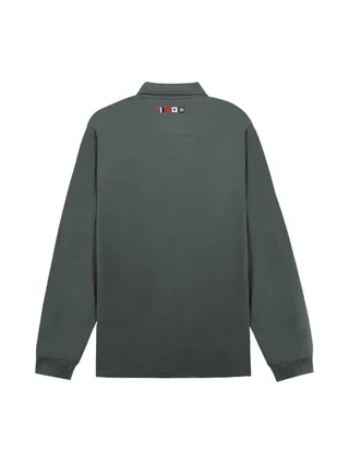 Polo Manches Longues Vert Foncé Homme TBS Sapin 2