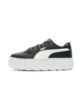 Baskets Noir/Paillettes Femme Puma Karmen Glitz 1