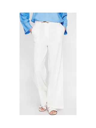Pantalon coupe large et droite poches latérale fermeture zippée 3