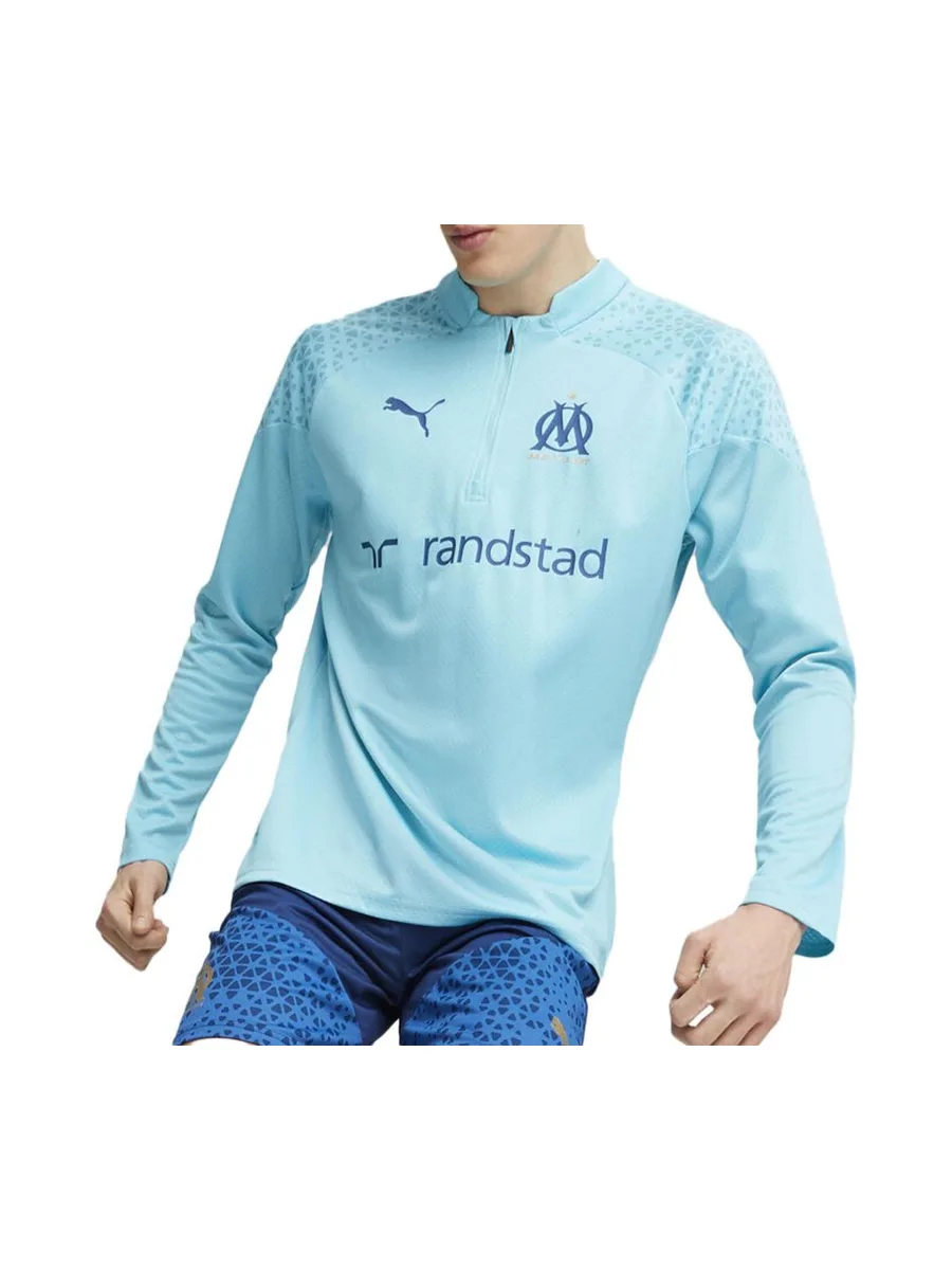 OM Sweat de Training Bleu Homme Puma 2023/24 2