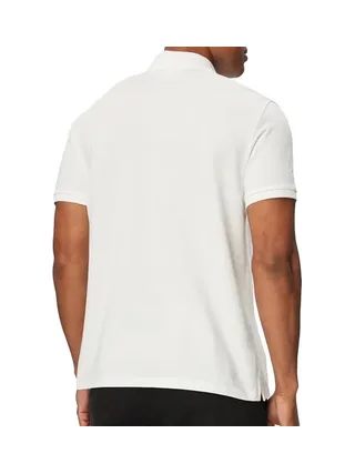 Polo Blanc Homme Calvin Klein Jeans Ss Monogram Piques 2