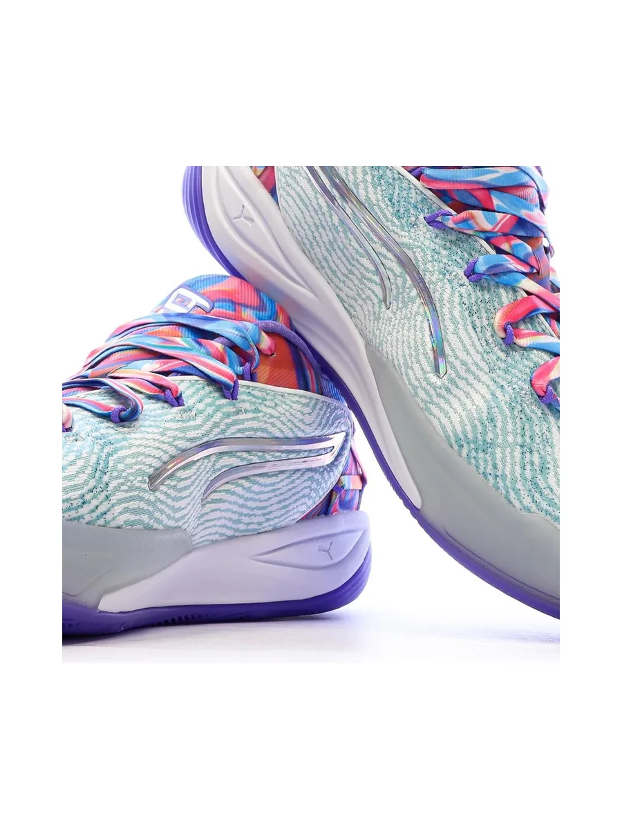 Chaussures de basketball Blanches/Bleu Homme Puma Stewie 8