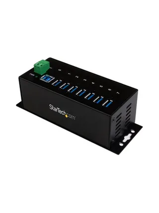 7 Port Industrial USB 3.0 Hub - Metal 1
