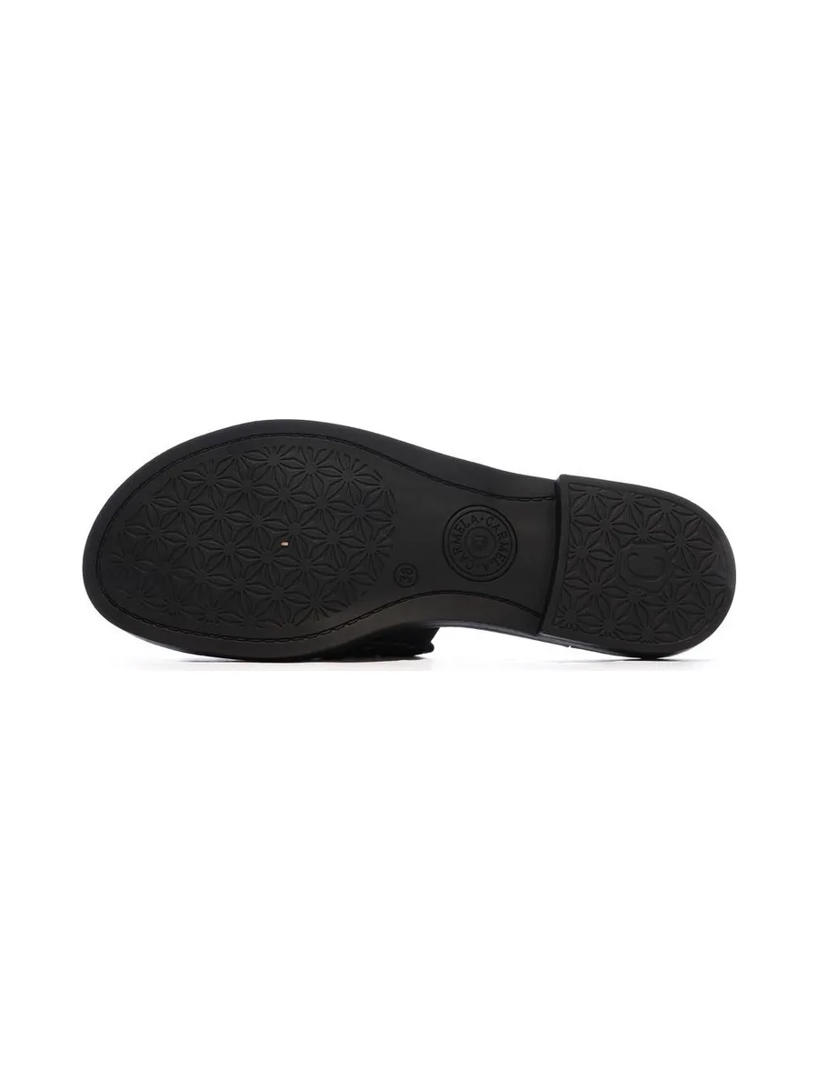 Sandales Noires Femme Carmela Brida 6
