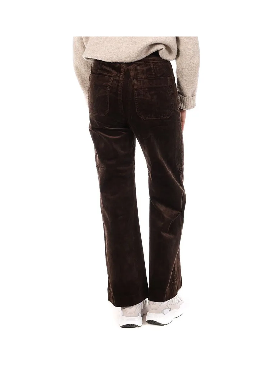 Pantalon en Velours Marron Femme Oraije Victorine 3