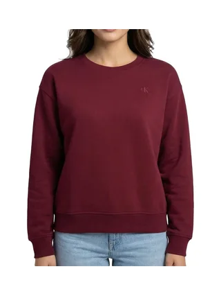 Sweat Bordeaux Femme Calvin Klein Jeans Archive 1