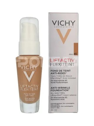 Vichy Liftactiv Flexilift Anti-Wrinkle Foundation SPF20 30ml - #45 Gold 1